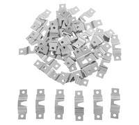 DIYEAH 50piezas Marco De Fotos Oculto para Colgar Kit De Soportes para Colgar Cuadros Ganchos De Pared Metálicos Colgador para Pósteres y Obras De Arte Pared
