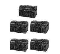 DIYEAH 5piezas Cajas de Reliquias Piratas para Disfraces de Halloween Accesorios Decorativos de Minicajas para Cajas de Recuerdos Piratas