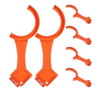 DIYEAH 6 llaves para manguera de alcantarillado: llave de ABS macho-hembra, herramienta para conectar, desconectar y apretar accesorios de manguera para caravanas.