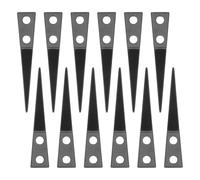 DIYEAH 6 Pares de Pinzas de Precisión Punta de Cerámica, Pinzas Punta de Cerámica, Negro, No Conductoras, para Microsoldadura y Tareas de Laboratorio