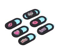 DIYEAH 6 Piezas Cobertura De Privacidad para Web Protector Deslizante De Labios y Corazones De para Laptop Cubierta para Webcam Cubierta para De Ordenador