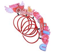 DIYEAH 6 Piezas Diademas Corazón para Mujer Accesorio de Pelo para San Valentín Fiesta Boda Invitada Tocados Diademas Bandanas