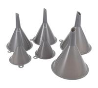 DIYEAH 6 Piezas Juego de Embudos de Plástico para Líquido Diseño Colgante y Recargable, Ideales para Aceite y Vinagre en Cocina