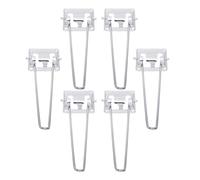 DIYEAH 6 Piezas Patas De Mesa Plegables Metalicas Resistentes Al Desgaste Patas Plegables Hogar Suministros De Escritorio para Muebles