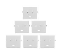 DIYEAH 6 Piezas Placa de Empuje para Máquina de Coser Industrial de Acero Plata Compatible Máquinas Planas y Bordado Preciso en Fábricas de Confección