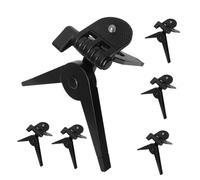 DIYEAH 6 Piezas Trípode De Placa Stand De Cámaras Abrazadera De Teléfono Trípode De Cámara Soporte De Teléfono Plegable Trípode para Cámara Trípode De Escritorio Abdominales Black