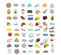 DIYEAH 67 Hojas Pegatinas Doodle Impermeables para Calcomanías Decorativas para Laptop Equipaje y Skateboard Stickers Reutilizables y Duraderos para Scrapbook