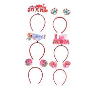 DIYEAH 6piezas Diademas Decorativas Para Día Madre Accesorio De Cabello Para Mujeres y Niñas Cómodas y Duraderas