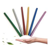 DIYEAH 72 Barras De Pegamento Termofusible De Colores Purpurina 7 * 100mm Para Bricolaje y Manualidades