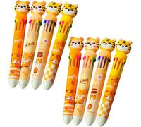 DIYEAH 8 Piezas Bolígrafos de Punta de Bola Multicolores con Diseño de para Manualidades y Escritura Escolar Bolígrafos Divertidos para Scrapbooking y