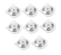 DIYEAH 8 Piezas Junta de Redonda Almohadillas para Muebles de Fieltro Patas de los Muebles Patas de Mesa Placas de Montaje de Patas de Muebles Soportes de Muebles Planchar Plata