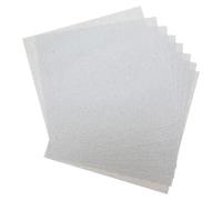 DIYEAH 8 Piezas Placa de Mica para Microondas de 13 Cm Resistente al Calor y Ahorro de Espacio, Lámina Aislante para Horno en Color Plata Adecuado para Uso en Oficinas y Hogares