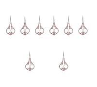DIYEAH 8 Piezas Tijeras de Acero Inoxidable para Costura y Manualidades Diseño Retro Pájaro Corte Preciso de Hilos y Bordados Herramienta Duradera y Cómoda para DIY