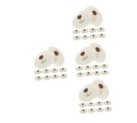 DIYEAH 80 Piezas Accesorios para Manualidades Boca de Perro de Tela Suave para Proyectos DIY Juguetes y Amigurumi