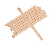 DIYEAH 8piezas Baquetas de Madera para Batería Infantil Antideslizantes Accesorios para Batería Electrónica para Principiantes y Práctica Caja de Marcha