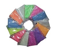 DIYEAH 8piezas Polvo Luminoso No Radiactivo Polvo Fluorescente Para Decoración De Uñas Resiste El Agua De Purpurina