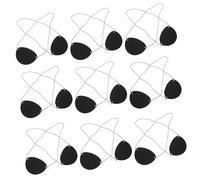 DIYEAH 96 Piezas Parches de Ojo de Fieltro para Adultos con Banda Elástica Accesorios de Pirata para Cosplay y Fiestas de Halloween Negro Realista para Rol y Disfraces Temáticos