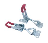 DIYEAH Abrazaderas de Palanca Ajustables Pequeñas 5 Piezas Juego, Abrazadera de Palanca de Liberación Rápida Husillo de Goma para Máquina de Soldar, Moldes y Ensamblaje