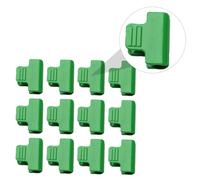 DIYEAH Abrazaderas de Plástico para Invernadero 11 MM 24 Unidades Clips Resistentes para Fijar Lonas Telas de Sombra y Redes Uso Estructuras Tubulares para Jardín y Cultivo