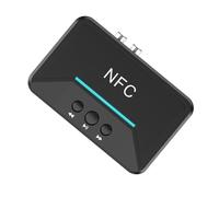 DIYEAH Adaptador De Audio Inalámbrico NFC con Conexión Manos Libres para Altavoces y Equipos De Música De Coche Transmisión hasta Sonido HiFi Potente