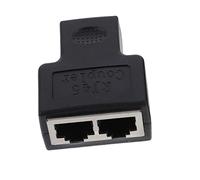 DIYEAH Adaptador de Ethernet Divisor de Conector para Extensión para Escuelas y Oficinas Alta Durabilidad y Rendimiento de Transmisión