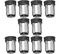 DIYEAH Adaptador de Portalámparas B15 a E14 Negro, Convertidor Resistente hasta 120°c, 10 Unidades, Accesorios de Lámpara para Cocina, Dormitorio y Restaurante