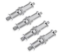 DIYEAH Adaptador de Tornillo de Cámara de Acero Inoxidable 1/4 a 3/8 Pulgadas Ligero y Compacto para Video y Viaje, Paquete de 4 Piezas