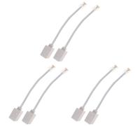 DIYEAH Adaptador Ethernet Conector Pc Pc Estable para Teléfono Y Compacto Y Portátil para Dispositivos Analógicos 2 Piezas X 3