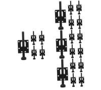 DIYEAH Ajuste De Tornillos De Almohadilla Pesado Clips para Pies De Patas De Muebles Clips para Patas Niveladoras De Muebles Planchar Black 4 Piezas X 4
