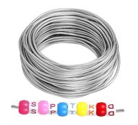 DIYEAH Alambre de Aluminio Flexible para Manualidades y Bisutería Moldeable para Arreglos Joyería y Esculturas Diy