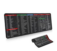 DIYEAH Alfombrilla De Ratón Atajos De Teclado De Hoja De Trucos De Excel Alfombrilla De Escritorio para Ordenador Español