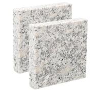DIYEAH Alfombrilla Refrescante de Mármol 9X9 CM para Hámster Cobaya y Conejo 2 Piezas Placa de Enfriamiento Natural Tapete para Cama de Verano Piedra Genial para Mascotas Pequeñas