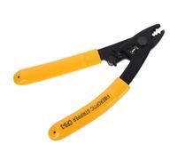 DIYEAH Alicates Pelacables Ajustables Fibra Óptica y Cables Eléctricos Herramienta Portátil para Corte y Pelado Resistente y Segura Uso Profesional Hogar Oficina y Exterior