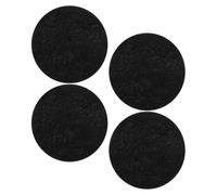 DIYEAH Almohadillas Filtrantes de Fibra de Algodón Redondos Filtros de Carbón para Eliminación de Olores, Paquete de 4 Unidades para Cubos de Compost de Cocina
