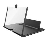 DIYEAH Amplificador Pantalla Teléfono Móvil Multifuncional Lupa Video HD para Ver Películas y Ligero y Portátil para Viajes y Ocio