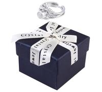 DIYEAH Anillo de Proyección de Memoria Anillo te Amo para Mujer de Aleación de Zinc Plata Cómodo y No Fácil de Deformar para Fiestas y Bailes