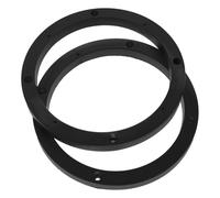 DIYEAH Anillos Espaciadores para Altavoces de Coche de 6,5 Pulgadas, Par de Soportes Adaptadores de Plástico Resistentes, Accesorios para Montaje y Mejora de Sonido en Vehículos