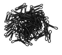 DIYEAH Bandas Elásticas Ajustables Paquete de 50 Unidades para Corrección de Patas de Pollitos y Aves , Material Plástico y Banda Elástica Negra para Incubadoras y Transporte