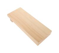 DIYEAH Bandeja de Madera para Servir Sushi Rectangular y Alargada Diseño Japonés Artístico, Fácil de Limpiar, Adecuado para Charcutería en Cocina