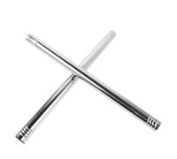 DIYEAH Barra de Extensión de Acero Inoxidable 2 Piezas Rosca Precisa de 1 Pulgada y Diseño Modular, Resistente y Fiable para Mástil de Bandera para Instituciones y Escuelas