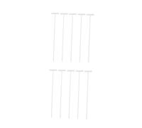 DIYEAH Barras de Hierro Desmontables para Puertas de Pájaros Varillas Metálicas Forma de T para Cortinas de Casas de Paquete de 20 Unidades para Jaulas y Palomares