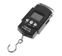 DIYEAH Báscula Digital Portátil de Pesca con Cinta Métrica Alta Precisión Pantalla LCD Retroiluminada Ligera y Compacta para Pesca Viajes y Camping