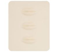 DIYEAH Base sólida de sintética para práctica de labios 3D, color beige, tamaño compacto, diseñada para formación en tatuajes y micropigmentación