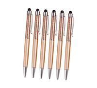 DIYEAH Bolígrafo De Cristal y Gel Punta De Diamante 6pcs Lápiz Capacitivo para Tableta y Teléfono