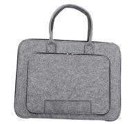 DIYEAH Bolsa De Almacenamiento para Portátil 15,6 Pulgadas para Viaje Hombres y Mujeres Diseño Minimalista Resistente a Arañazos Protección y Gran Capacidad Color Gris Oscuro