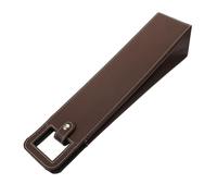 DIYEAH Bolsa de Cuero para Vino Reutilizable Elegante Bolso Porta Botellas Resistente y Compacto para Transporte Seguro de Vino para Viajes y Regalos