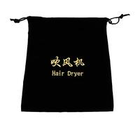 DIYEAH Bolsa para Almacenamiento Seguro para Organizador Compacto de Franela Cordón de Accesorios Cabello y Joyas y Adecuado para Baño y Viaje Baño Viaje
