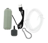 DIYEAH Bomba de Aire para Pecera USB Mini Bomba de Oxígeno Portátil para Acuarios Pequeños Ahorro Energético bajo Calor Diseño Compacto y Silencioso para Principiantes y Color Aleatorio