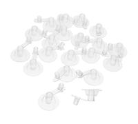 DIYEAH Boquilla de Inflado Transparente 35 Mm de PVC para Juguetes Inflables, 20 Piezas, Adaptador de Válvula para Anillos de Natación, Almohadas Hinchables y Accesorios para Bomba