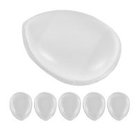 DIYEAH Borlas de Silicona Mini para Maquillaje, 6 Piezas Lavables y Reutilizables, Aplicador Cómodo para Polvos Sueltos, Herramienta Portátil para Rostro y Viajes